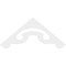 Ekena Millwork Pitch Northwest Architectural Grade PVC Gable Pediment, 72"W x 30"H x 1"P (10/12) GPP072X030X100NOR - alternate 3